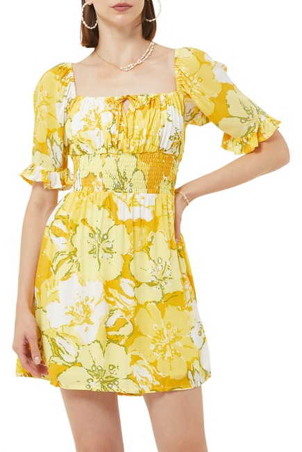 Lecco Mini Dress Loretta Floral Print